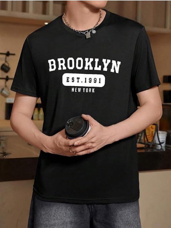 ENDEAVOUR WEAR Printed Half Sleeve Cotton T-Shirt for Men | Short Sleeve Round Neck T Shirt - Image 6
