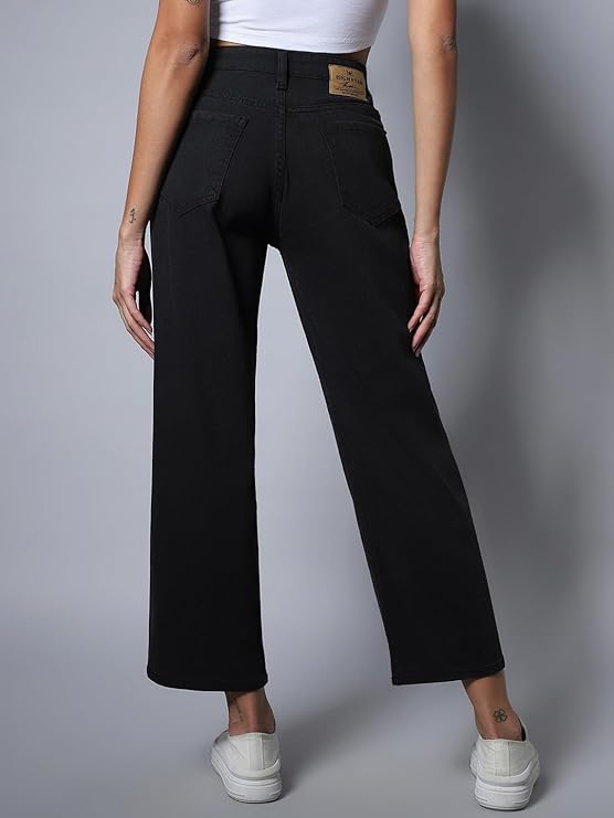 HIGH STAR Women's Regular Fit Mid Rise Jeans - Image 4