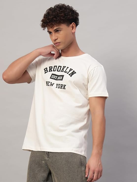 ENDEAVOUR WEAR Printed Half Sleeve Cotton T-Shirt for Men | Short Sleeve Round Neck T Shirt - Image 3