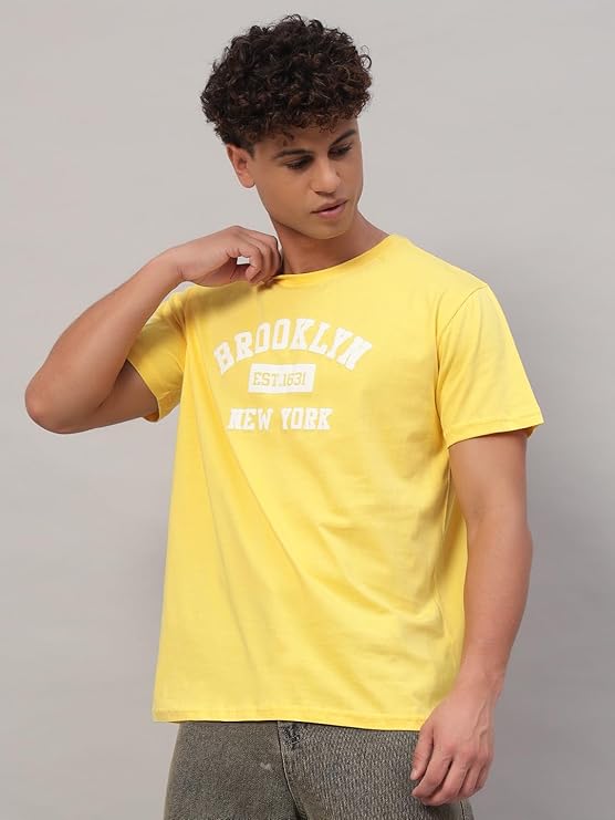 ENDEAVOUR WEAR Printed Half Sleeve Cotton T-Shirt for Men | Short Sleeve Round Neck T Shirt - Image 5