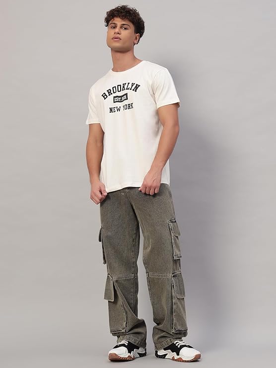 ENDEAVOUR WEAR Printed Half Sleeve Cotton T-Shirt for Men | Short Sleeve Round Neck T Shirt - Image 2