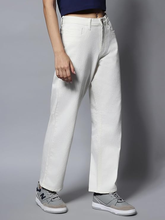 HIGH STAR Women's Regular Fit Mid Rise Jeans - Image 6