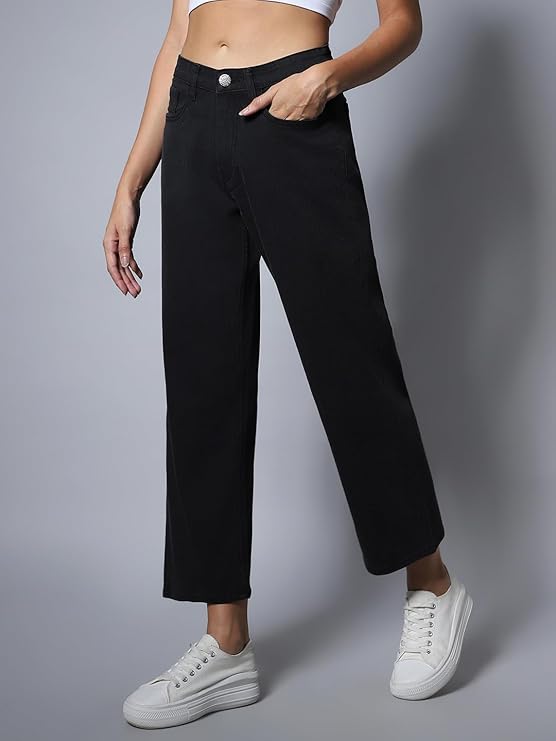 HIGH STAR Women's Regular Fit Mid Rise Jeans - Image 5