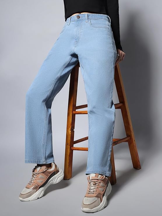 HIGH STAR Women's Regular Fit Mid Rise Jeans - Image 2